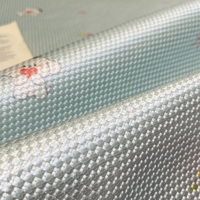 91家纺网 家纺一手货源 找家纺 布卢姆床垫2025新款A类数码印花冰藤席夏凉席--床席款 花花小白