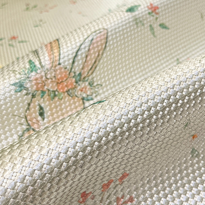 91家纺网 家纺一手货源 找家纺 布卢姆床垫2025新款A类数码印花冰藤席夏凉席--床席款 花园小兔