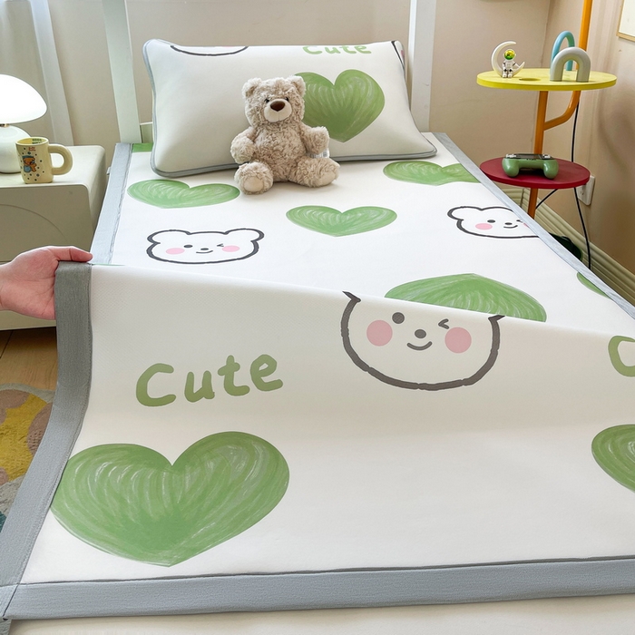 91家纺网 家纺一手货源 找家纺 （总）爱思凯2025新款【学生】碳光冰皮席凉席