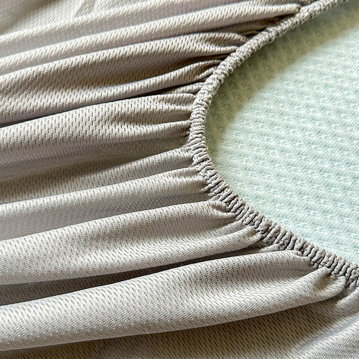 91家纺网 家纺一手货源 找家纺 布卢姆床垫2025新款A类PE乙纶冰豆豆床笠款凉席 雪花