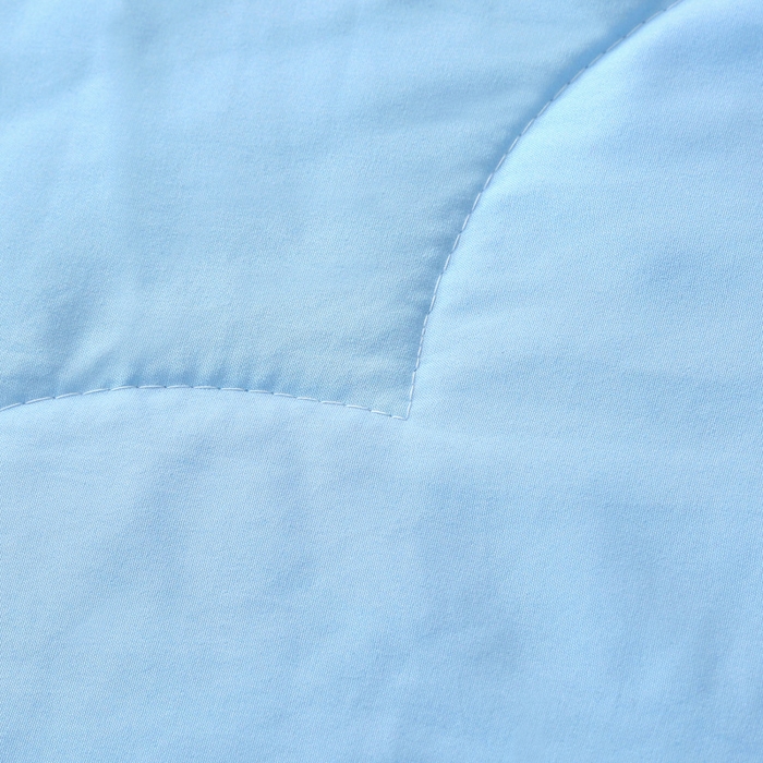 91家纺网 家纺一手货源 找家纺 妙赞2025新款水洗艾草夏被夏凉被空调被 蓝色