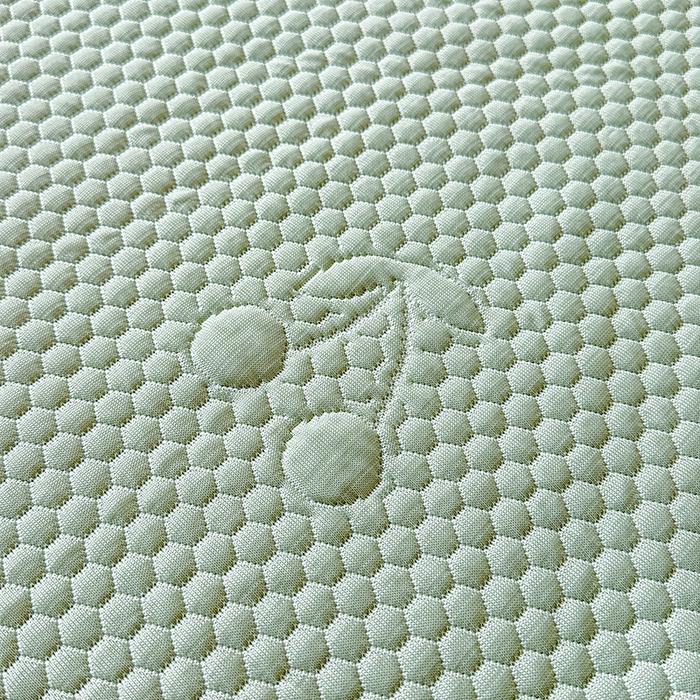 91家纺网 家纺一手货源 找家纺 布卢姆床垫2025新款A类PE乙纶冰豆豆床笠款凉席 樱桃绿