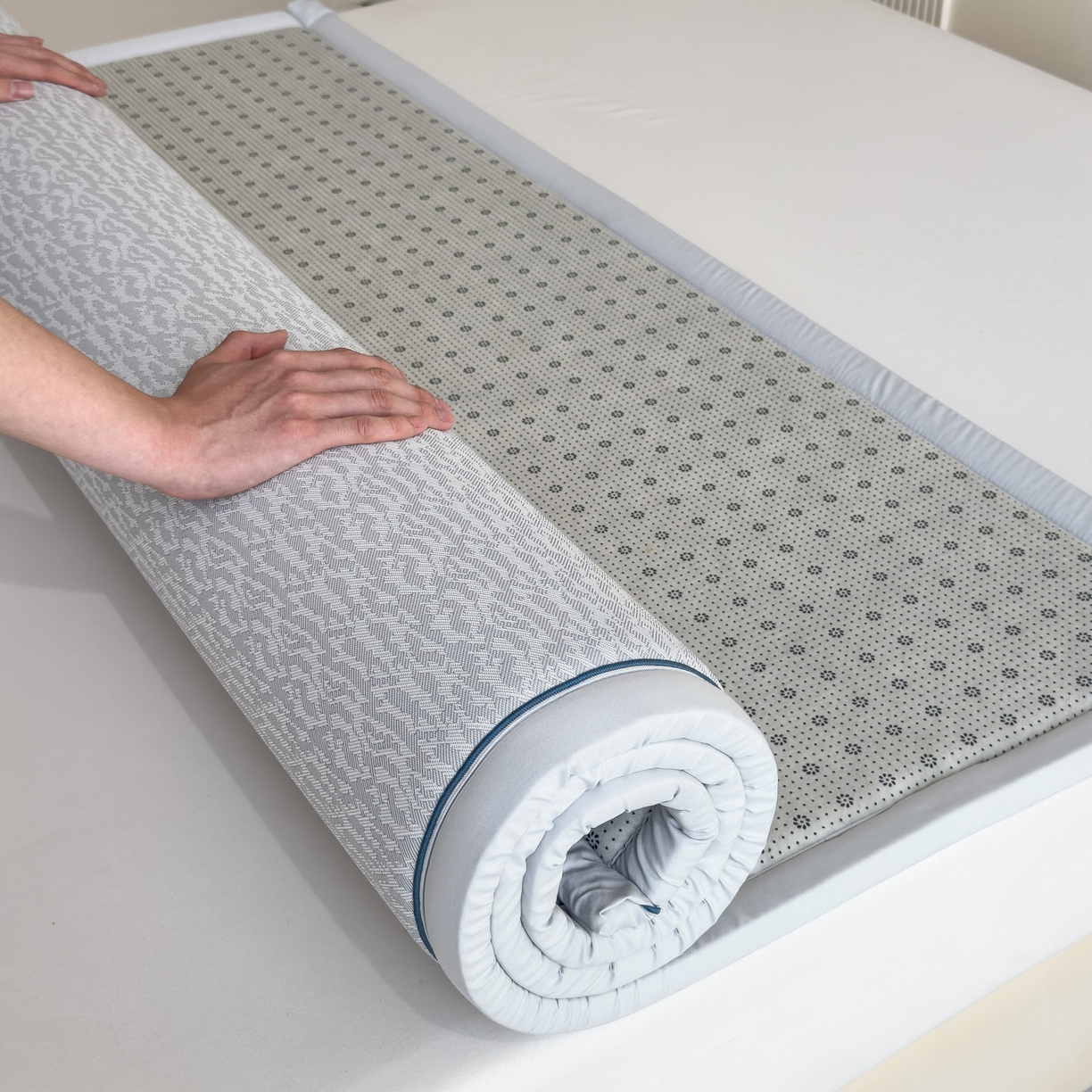 91家纺网 家纺一手货源 找家纺 （总）席世家 2025新款凉感肌理多功能地垫凉席垫