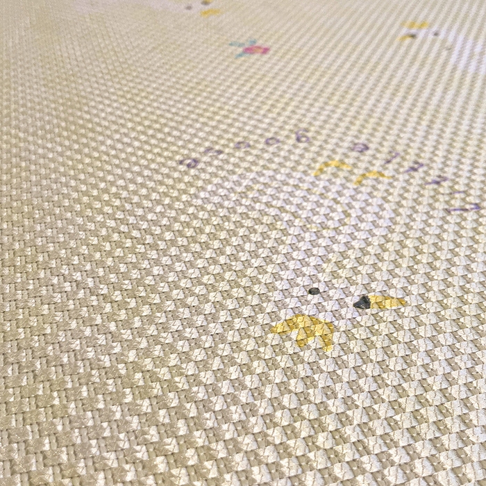 91家纺网 家纺一手货源 找家纺 布卢姆床垫2025新款A类数码印花冰藤席夏凉席--床笠款 皇冠鸭床笠