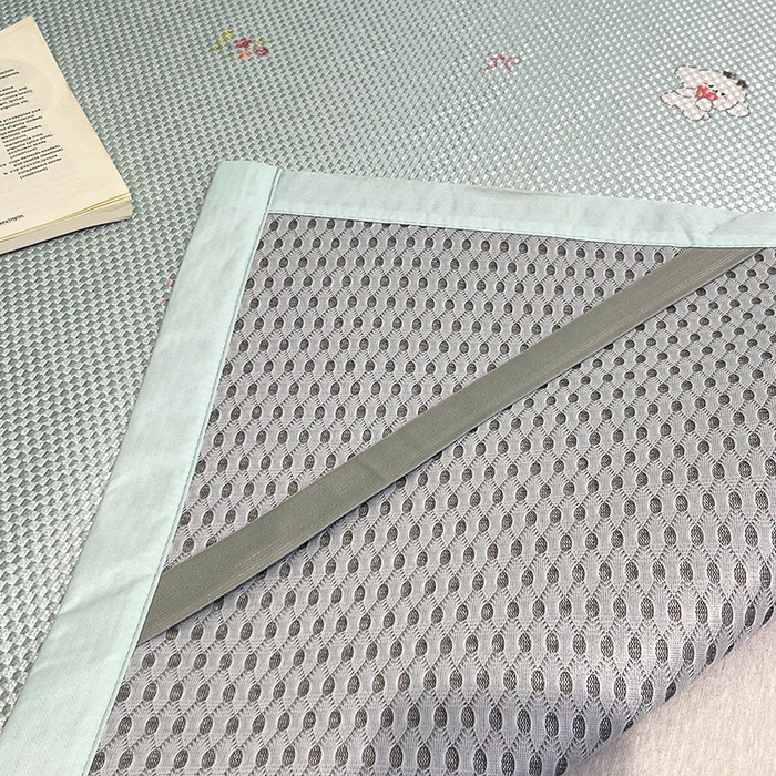 91家纺网 家纺一手货源 找家纺 布卢姆床垫2025新款A类数码印花冰藤席夏凉席--床席款 花花小白