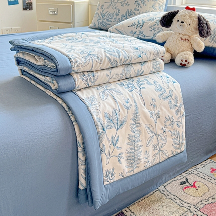 91家纺网 家纺一手货源 找家纺 （总）妖妖家纺 2025新款糯糯棉宽边夏被夏凉被空调被