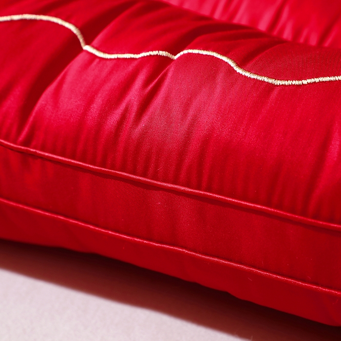 91家纺网 家纺一手货源 找家纺 （总）糖果枕芯 2025新款婚庆护颈大红结婚喜庆枕头喜嫁护颈枕枕头枕芯