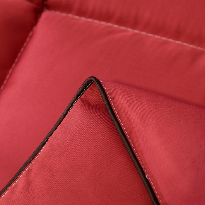 91家纺网 家纺一手货源 找家纺 妙赞2025新款水洗真丝艾草艾绒羽丝棉被被子被芯 红色