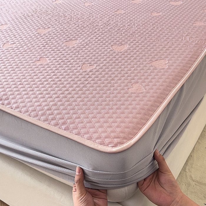 91家纺网 家纺一手货源 找家纺 （总）布卢姆床垫2025新款A类PE乙纶冰豆豆床笠款凉席