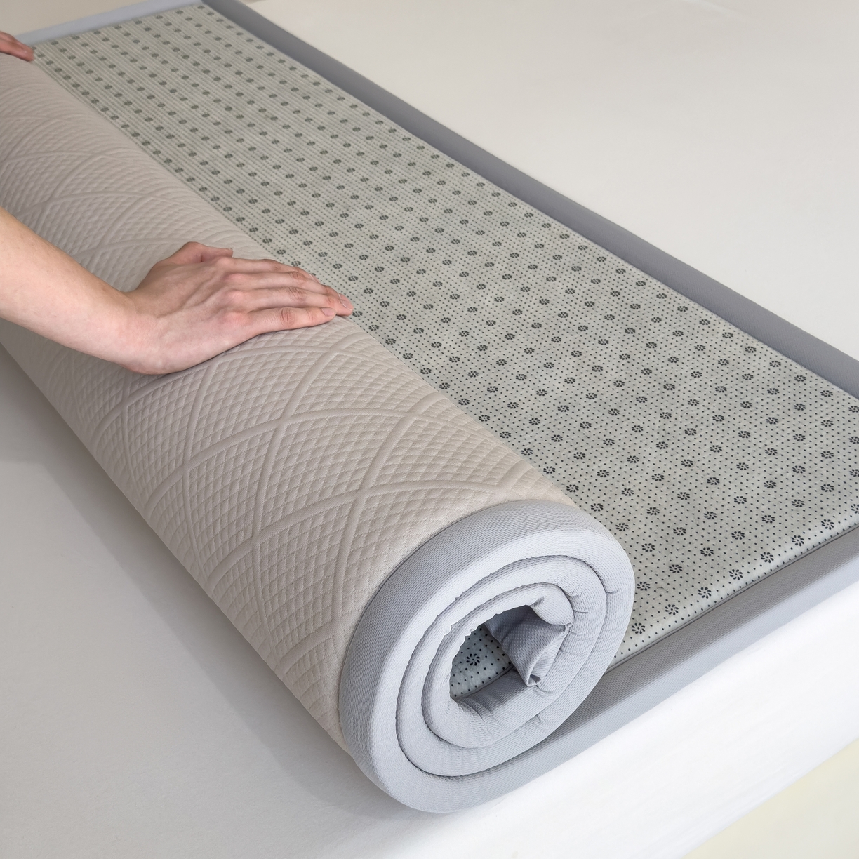 91家纺网 家纺一手货源 找家纺 席世家 2025新款凉感豆豆多功能垫 波洛格-米