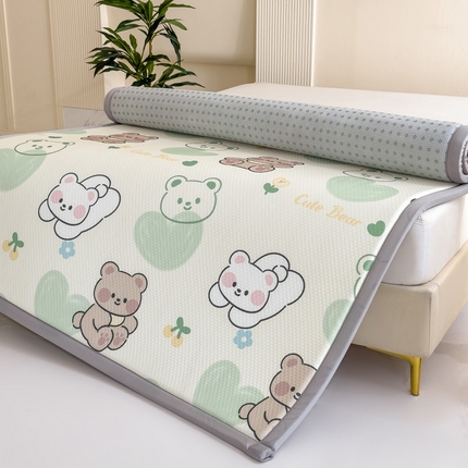 91家纺网 家纺一手货源 找家纺 （总）席世家 2025新款印花豆豆多功能地垫凉席垫