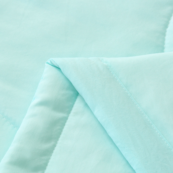 91家纺网 家纺一手货源 找家纺 妙赞2025新款水洗艾草夏被夏凉被空调被 浅绿