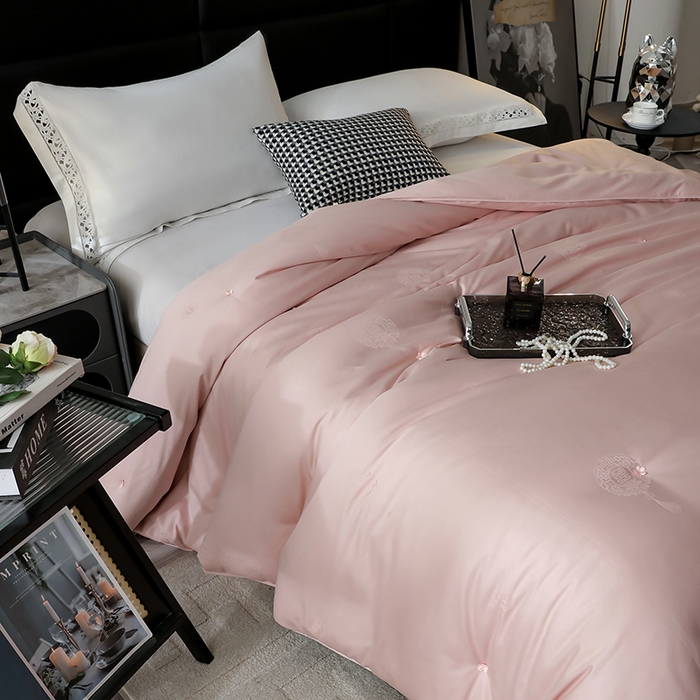 91家纺网 家纺一手货源 找家纺 畅畅家纺 2025新款100%柞蚕丝被野生天然纯蚕丝全棉提花夏被子春秋被冬被子被芯柞蚕丝 双喜-柔情玉