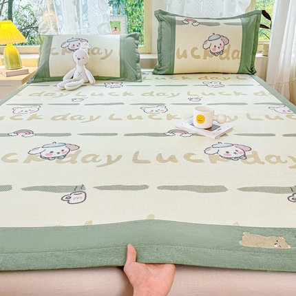 91家纺网 家纺一手货源 找家纺 （总）2025新款A类抗菌数码印花冰藤席