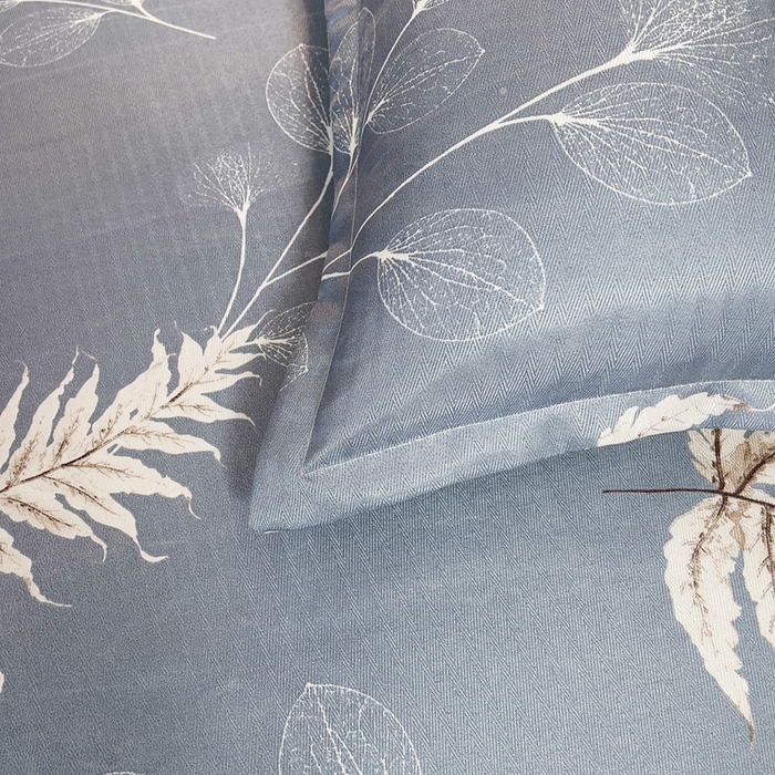 91家纺网 家纺一手货源 找家纺 悦织湾家纺2025新款斜纹提花冰丝席三件套夏季凉感冰丝席子枕套1对夏凉席床单 淡语飘香