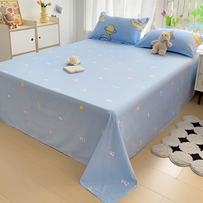 91家纺网 家纺一手货源 找家纺 依庭 2025新款全棉印花花卉款四件套单品系列-四件套 探索星球