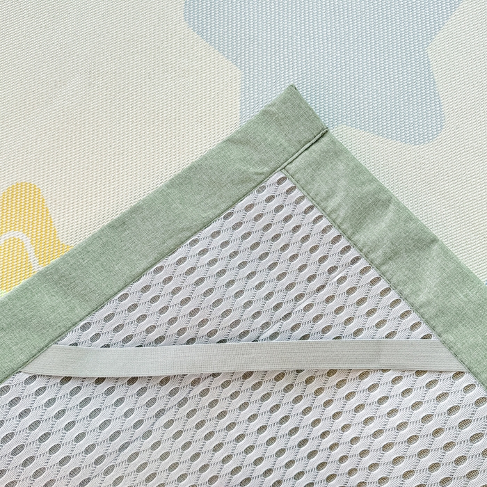 91家纺网 家纺一手货源 找家纺 2025新款A类抗菌数码印花冰藤席 星尚璀璨