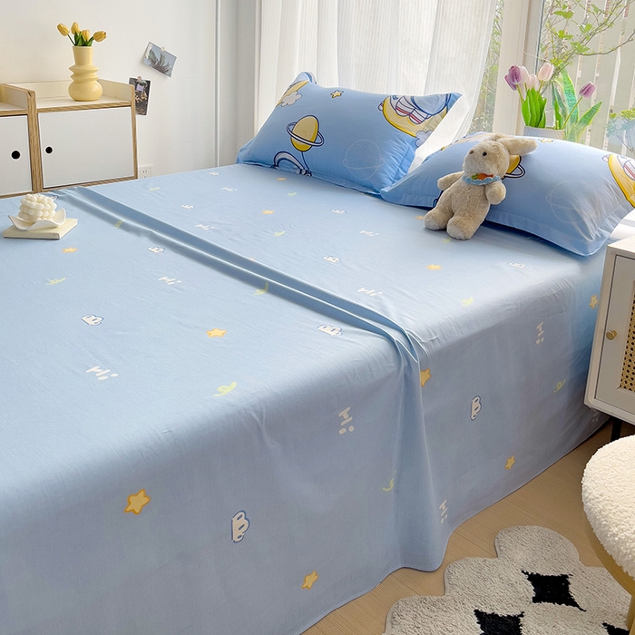 91家纺网 家纺一手货源 找家纺 依庭 2025新款全棉印花花卉款四件套单品系列-四件套 探索星球