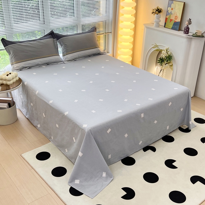 91家纺网 家纺一手货源 找家纺 依庭 2025新款全棉印花花卉款四件套单品系列-四件套 慕尼