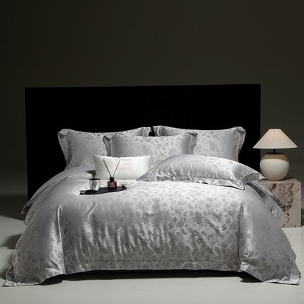 91家纺网 家纺一手货源 找家纺 张公子婚庆馆 2025新款长绒棉高精密色织大提花抗皱埋绳工艺系列 羽蝶