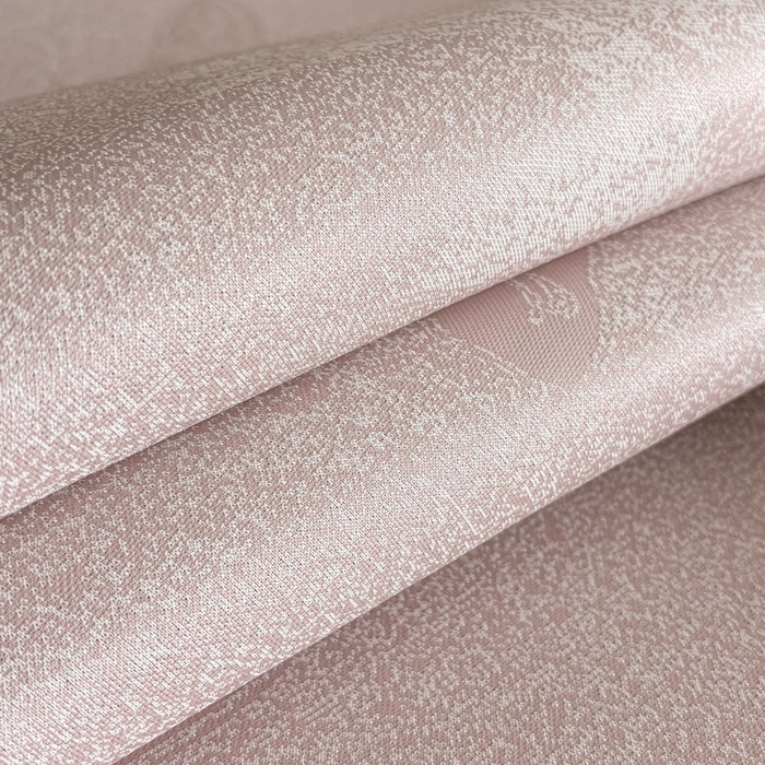 91家纺网 家纺一手货源 找家纺 2025新款A类PE提花凉席-翩翩起舞 翩翩起舞-柔情粉