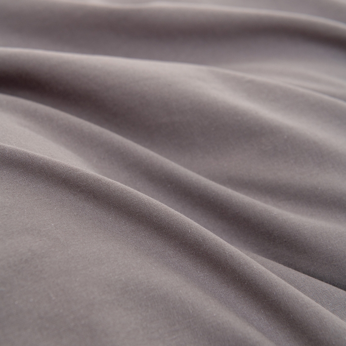 91家纺网 家纺一手货源 找家纺 居美良品 2025新款100%全棉色织水洗棉四件套 深灰-咖