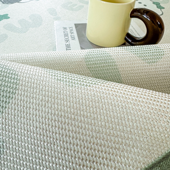 91家纺网 家纺一手货源 找家纺 2025新款A类抗菌数码印花冰藤席 假日小狗