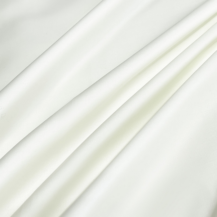 91家纺网 家纺一手货源 找家纺 2025新款床上用品【夏季爆款】A类兰精天丝四件套真丝重工刺绣被套高端轻奢风纯色 唐云-月光白