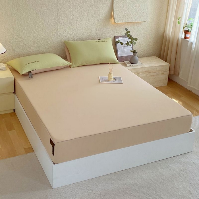 91家纺网 家纺一手货源 找家纺 （总）恋之语 2025新款纯色亲肤舒适麻绳款床笠