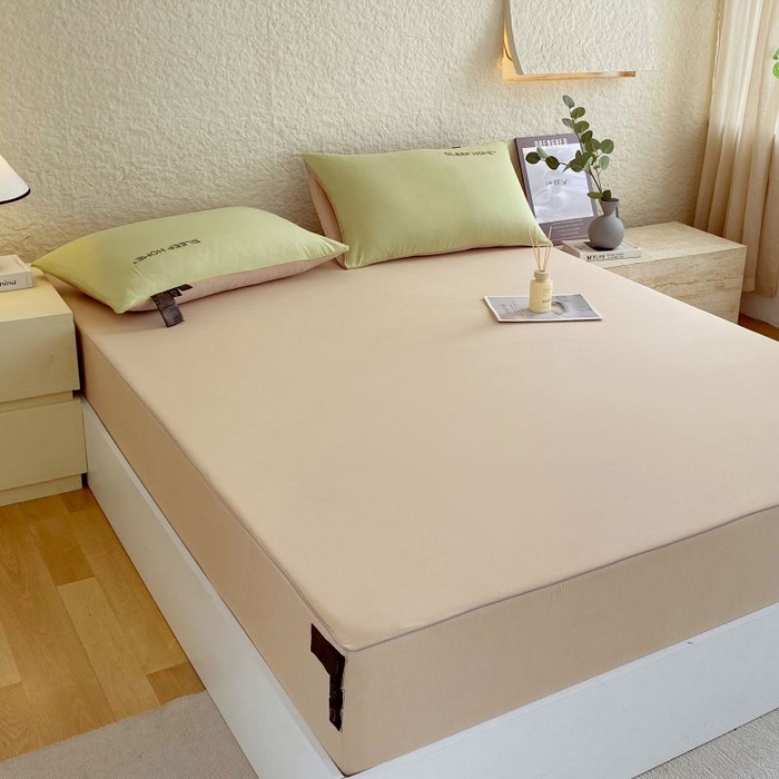 91家纺网 家纺一手货源 找家纺 （总）恋之语 2025新款纯色亲肤舒适麻绳款床笠