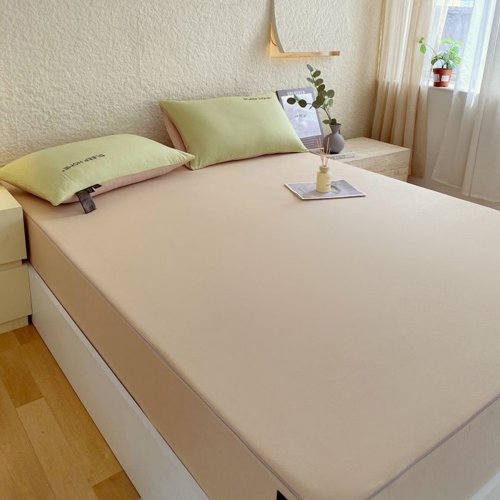 91家纺网 家纺一手货源 找家纺 （总）恋之语 2025新款纯色亲肤舒适麻绳款床笠