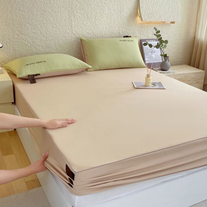 91家纺网 家纺一手货源 找家纺 （总）恋之语 2025新款纯色亲肤舒适麻绳款床笠