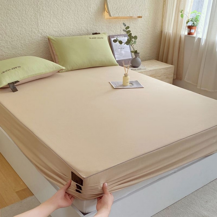 91家纺网 家纺一手货源 找家纺 （总）恋之语 2025新款纯色亲肤舒适麻绳款床笠