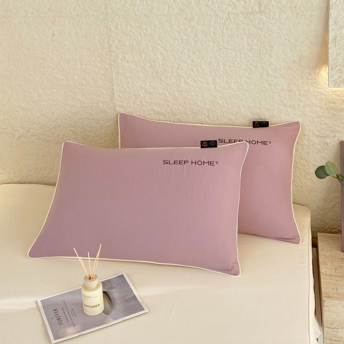 91家纺网 家纺一手货源 找家纺 恋之语 2025新款纯色亲肤舒适麻绳款床笠 米黄