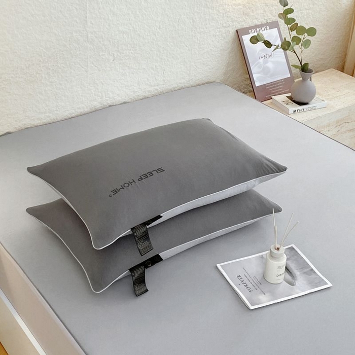 91家纺网 家纺一手货源 找家纺 恋之语 2025新款纯色亲肤舒适麻绳款床笠 浅灰