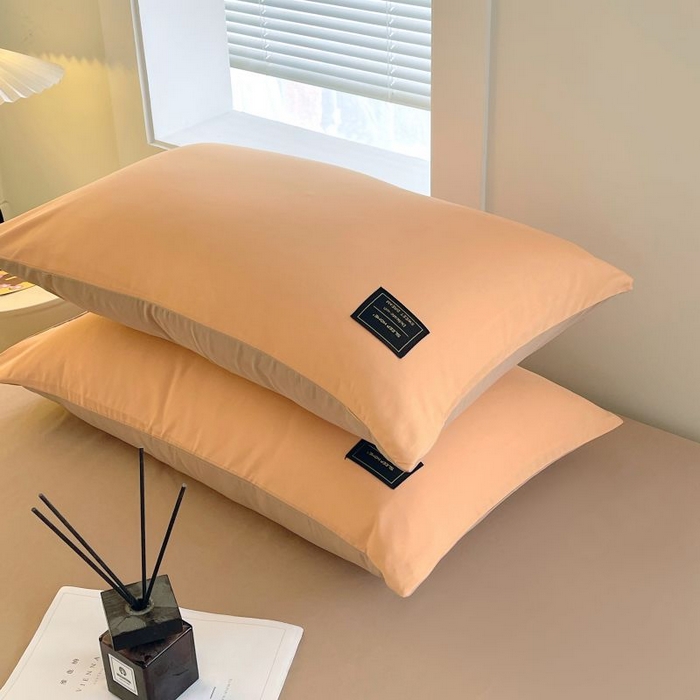 91家纺网 家纺一手货源 找家纺 恋之语 2025新款纯色亲肤舒适贴布标单床笠90克 卡其灰