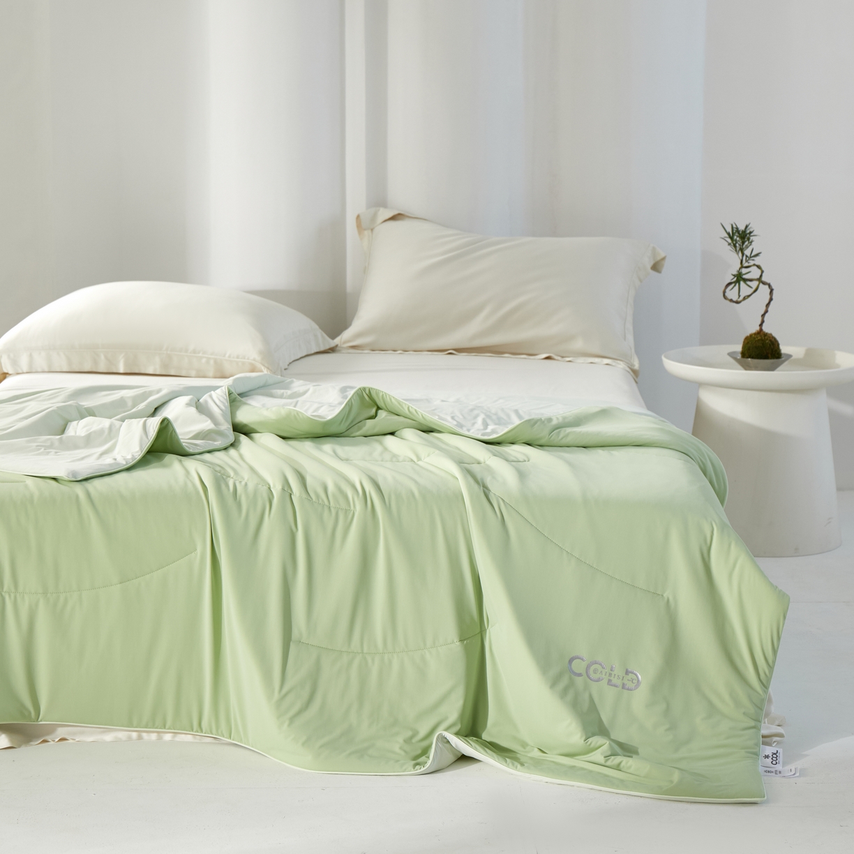 91家纺网 家纺一手货源 找家纺 （总）佑先生 2025新款安芯丝凉感瓜瓜被（锦氨）