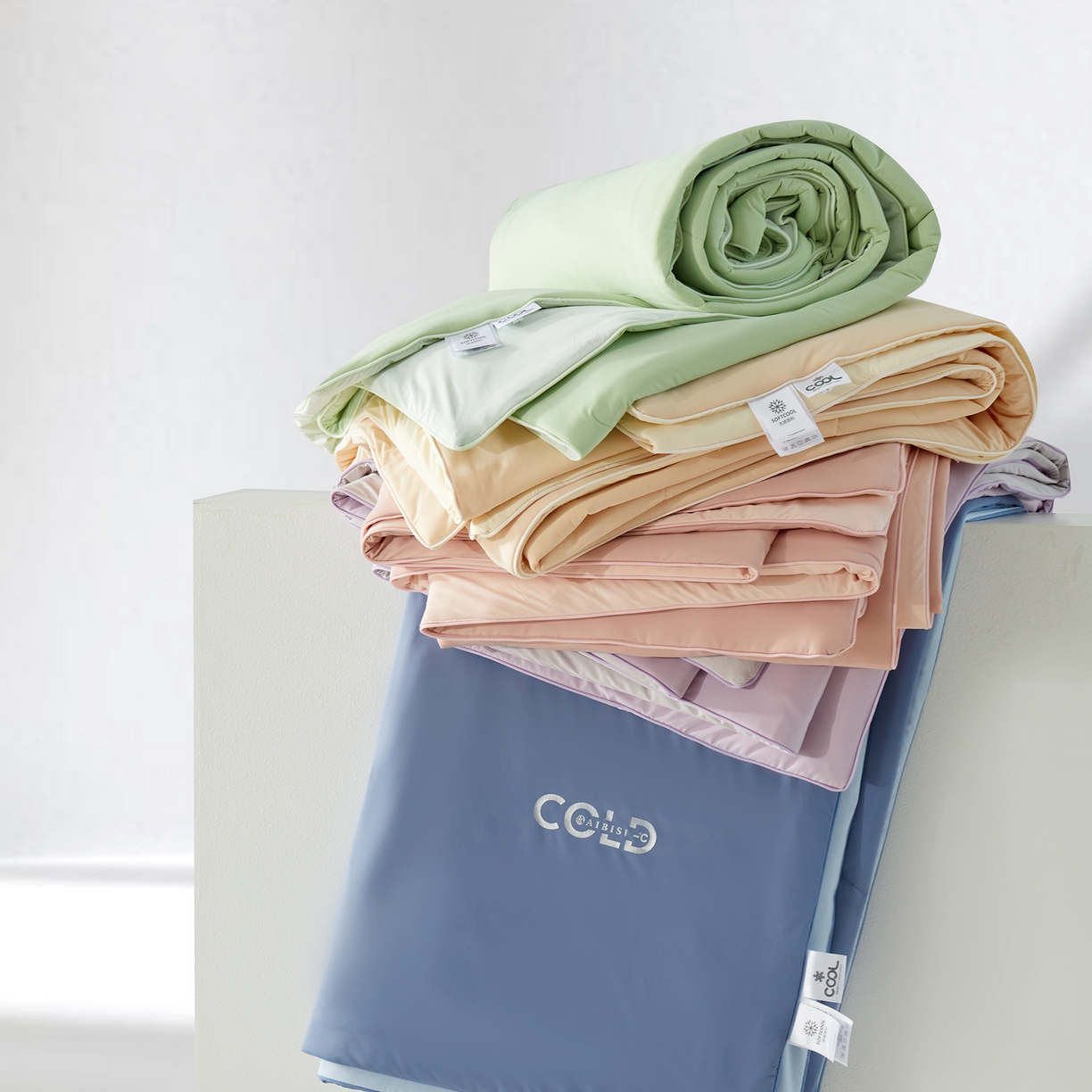 91家纺网 家纺一手货源 找家纺 （总）佑先生 2025新款安芯丝凉感瓜瓜被（锦氨）