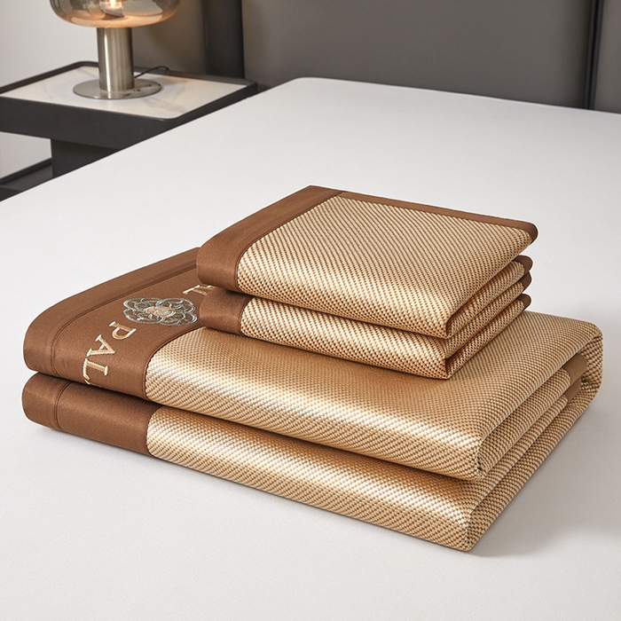 91家纺网 家纺一手货源 找家纺 （总）全季家居 2025新款A类抗菌防螨幸运星系列冰藤席凉席席子