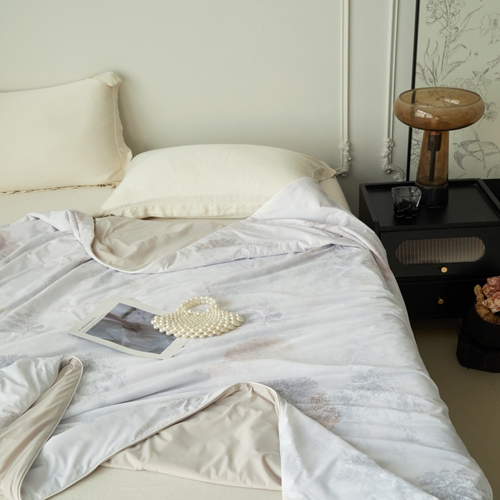 91家纺网 家纺一手货源 找家纺 （总）佑先生 2025新款印花凉感被（锦氨）