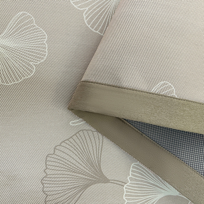 91家纺网 家纺一手货源 找家纺 全季家居 2025新款A类轻奢系列数码印花冰藤席凉席席子 杏叶语-浅咖 床席