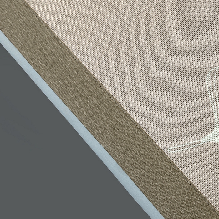 91家纺网 家纺一手货源 找家纺 全季家居 2025新款A类轻奢系列数码印花冰藤席凉席席子 杏叶语-浅咖 床席