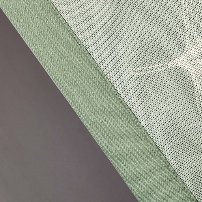 91家纺网 家纺一手货源 找家纺 全季家居 2025新款A类轻奢系列数码印花冰藤席凉席席子 杏叶语-水绿 床席