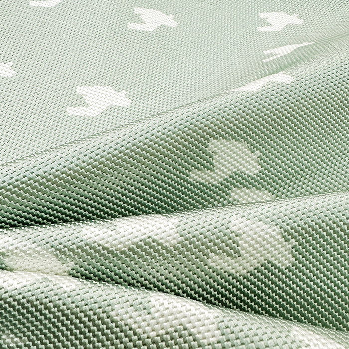 91家纺网 家纺一手货源 找家纺 全季家居 2025新款A类轻奢系列数码印花冰藤席凉席席子 千鸟格-水绿 床笠