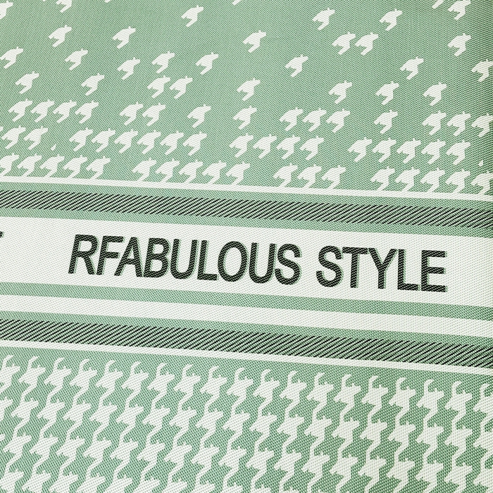 91家纺网 家纺一手货源 找家纺 全季家居 2025新款A类轻奢系列数码印花冰藤席凉席席子 千鸟格-水绿 床笠