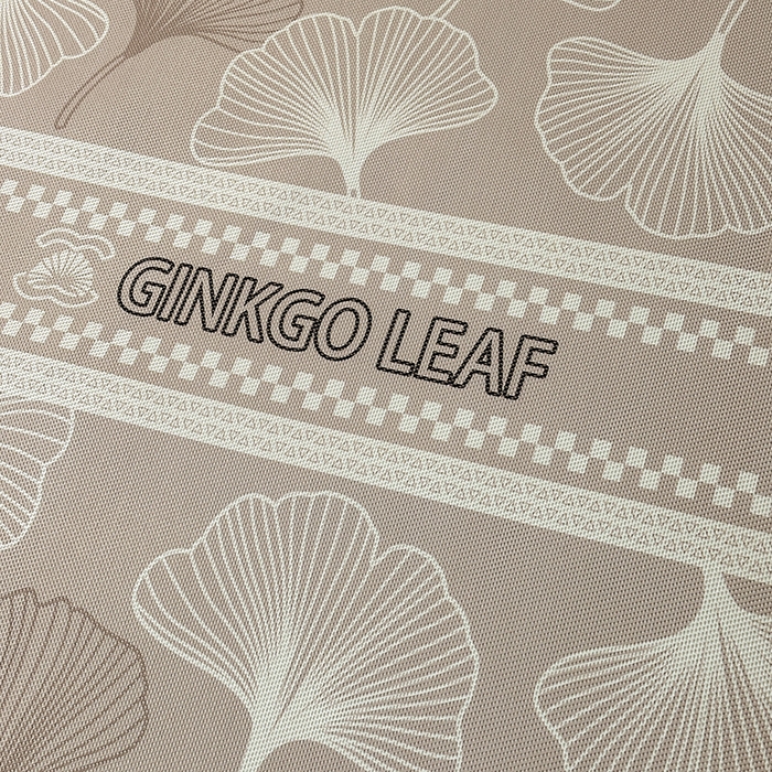 91家纺网 家纺一手货源 找家纺 全季家居 2025新款A类轻奢系列数码印花冰藤席凉席席子 杏叶语-浅咖 床笠