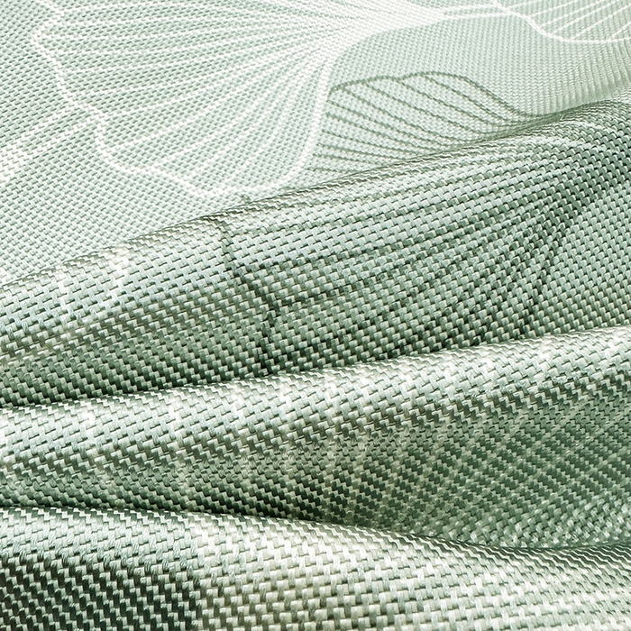 91家纺网 家纺一手货源 找家纺 全季家居 2025新款A类轻奢系列数码印花冰藤席凉席席子 杏叶语-水绿 床笠