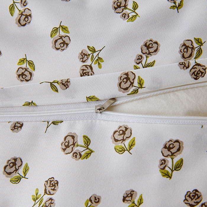 91家纺网 家纺一手货源 找家纺 爱诗诺家纺 2025新款有氧高克重针织棉双层纱四件套 余笙