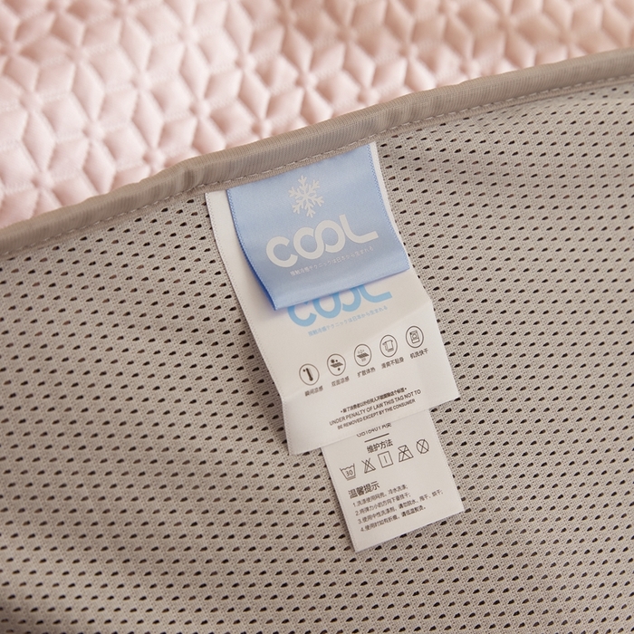 91家纺网 家纺一手货源 找家纺 佑先生 2025新款A类凉感豆豆席床笠三件套 凉感豆豆席-粉