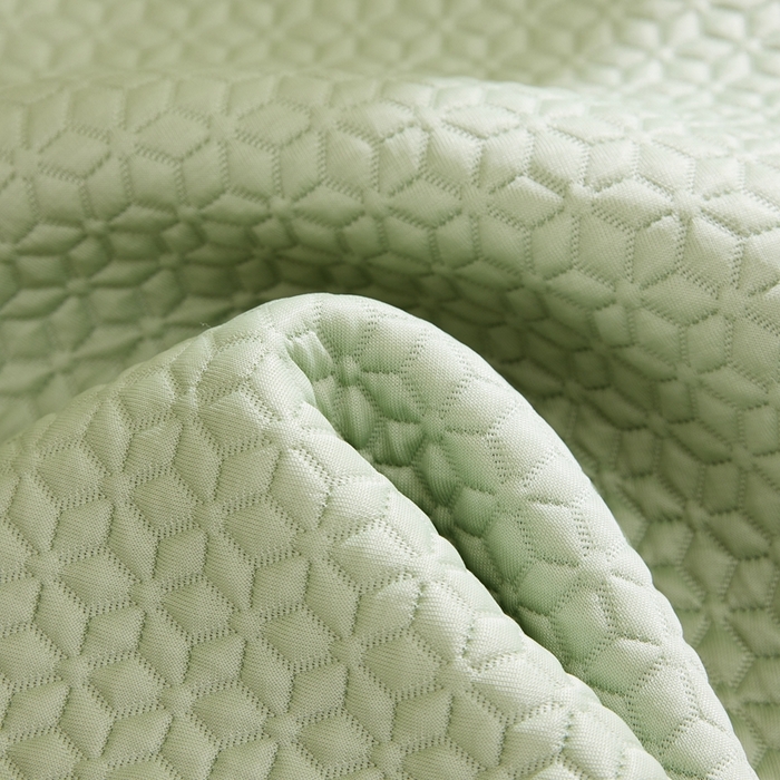 91家纺网 家纺一手货源 找家纺 佑先生 2025新款A类凉感豆豆席床笠三件套 凉感豆豆席-绿